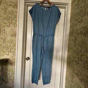 J.Crew Short Sleeve Jumpsuit Small Chambray
